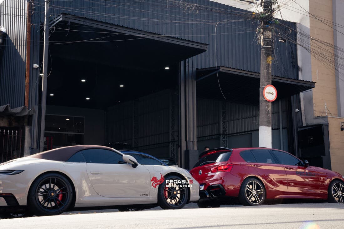 Fachada da oficina Pegasus Motorsport